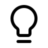 Lightbulb Symbol Free Open-Source SVG Icon