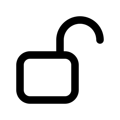 Open Lock (Prime Icons) Free Open-Source SVG Icon (Prime Icons)