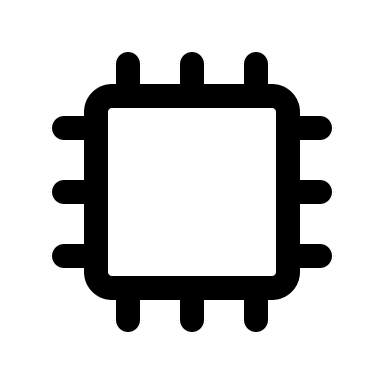 Microchip Component Free Open-Source SVG Icon (Prime Icons)