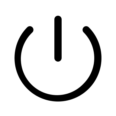 Power Off Button Free Open-Source SVG Icon (Prime Icons)