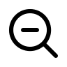 Search with Minus Symbol (Prime Icons) Free Open-Source SVG Icon