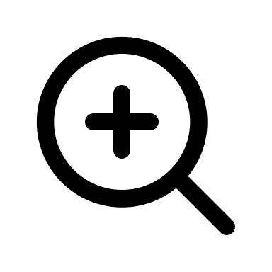 Search Plus Magnifier (Prime Icons) Free Open-Source SVG Icon (Prime Icons)