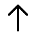 Upward Arrow Free Open-Source SVG Icon