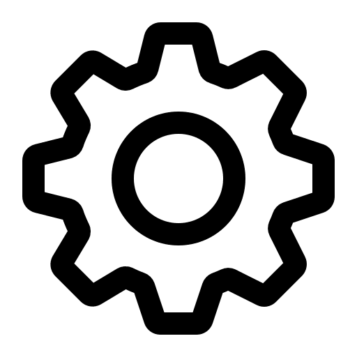 Cog Gear Component Free Open-Source SVG Icon (Quill Icons)