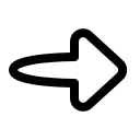 Forward Arrow Free Open-Source SVG Icon