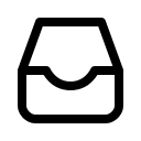 Inbox Folder Free Open-Source SVG Icon