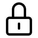 Lock Security Feature Free Open-Source SVG Icon