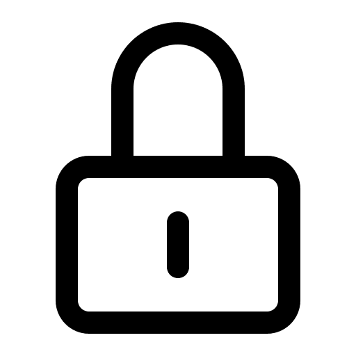 Lock Security Feature Free Open-Source SVG Icon (Quill Icons)