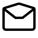 Open Mail Envelope Free Open-Source SVG Icon