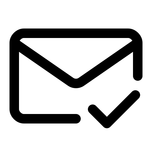 Subscribed Mail Notification Free Open-Source SVG Icon (Quill Icons)