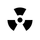 Nuclear Symbol Free Open-Source SVG Icon