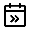 Snooze Monthly Reminder Free Open-Source SVG Icon