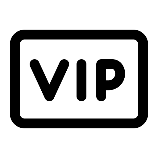 VIP Access Badge Free Open-Source SVG Icon (Quill Icons)