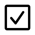 Checkbox Selection Option Free Open-Source SVG Icon