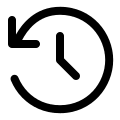 Counter Clockwise Clock (Radix Icons) Free Open-Source SVG Icon