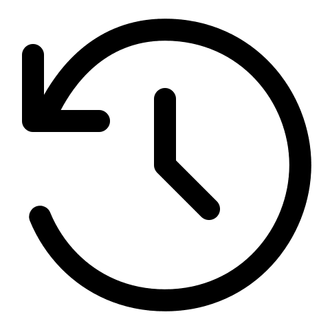 Counter Clockwise Clock (Radix Icons) Free Open-Source SVG Icon (Radix Icons)