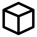 Cube Shape Free Open-Source SVG Icon