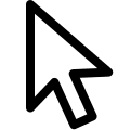 Cursor Arrow Pointer Free Open-Source SVG Icon