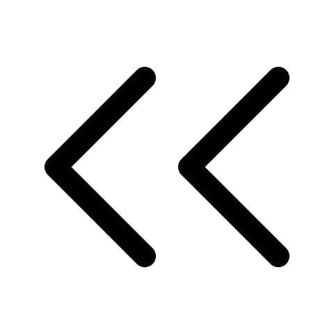 Double Left Arrow (Radix Icons) Free Open-Source SVG Icon (Radix Icons)