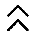 Double Upward Arrow (Radix) Free Open-Source SVG Icon