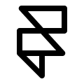 Framer Company Logo Free Open-Source SVG Icon