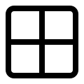 Grid Layout Design Free Open-Source SVG Icon