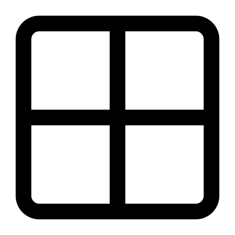 Grid Layout Design Free Open-Source SVG Icon (Radix Icons)