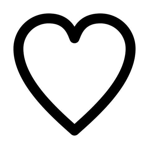 Heart Shape Symbol Free Open-Source SVG Icon (Radix Icons)