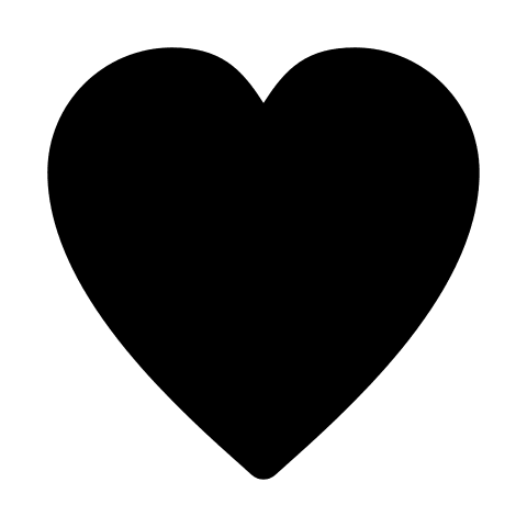 Filled Heart Symbol (Radix) Free Open-Source SVG Icon (Radix Icons)