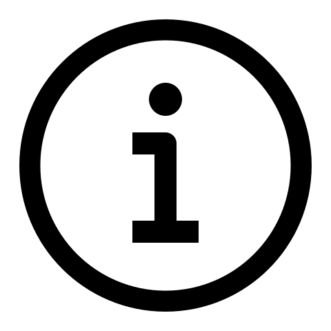 Circled Information Symbol Free Open-Source SVG Icon (Radix Icons)