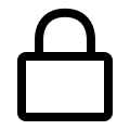 Closed Lock (Radix Icons) Free Open-Source SVG Icon