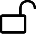 Open Lock (Radix Icons) Free Open-Source SVG Icon