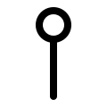 Sewing Pin Free Open-Source SVG Icon