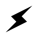 Lightning Bolt Free Open-Source SVG Icon