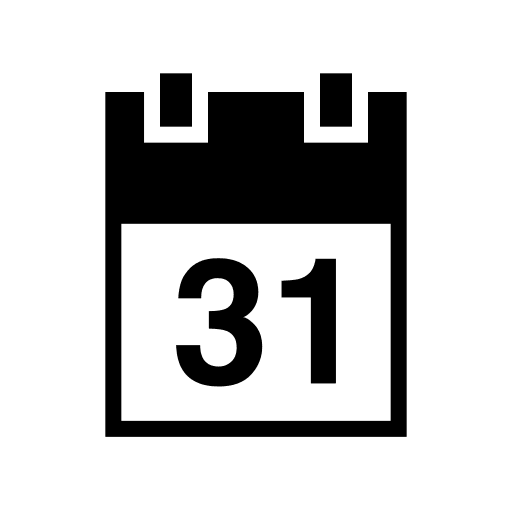 Calendar (Raphael) Free Open-Source SVG Icon (Raphael)