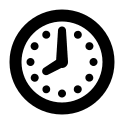 Clock (Raphael) Free Open-Source SVG Icon