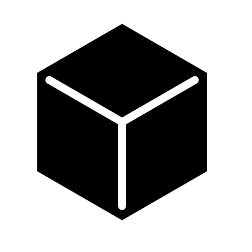 3D Cube Shape Free Open-Source SVG Icon (Raphael)