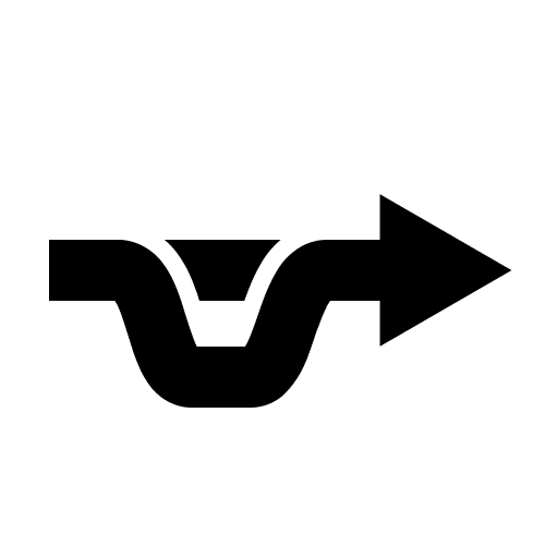 Detour Route Sign Free Open-Source SVG Icon (Raphael)