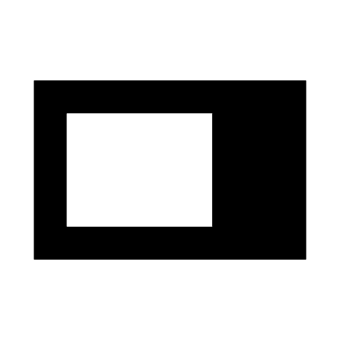 Dock Right Positioning Free Open-Source SVG Icon (Raphael)