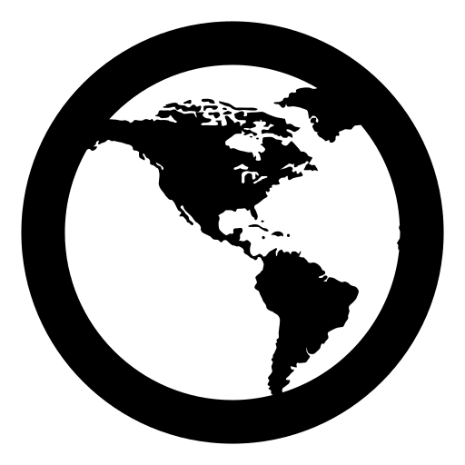 Globe Representation Free Open-Source SVG Icon (Raphael)