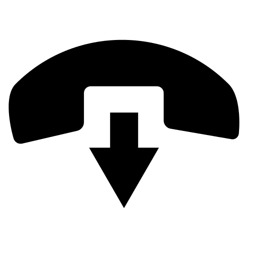 Hang Up Phone Call Free Open-Source SVG Icon (Raphael)