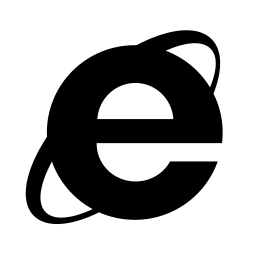 Internet Explorer 9 Browser Free Open-Source SVG Icon (Raphael)