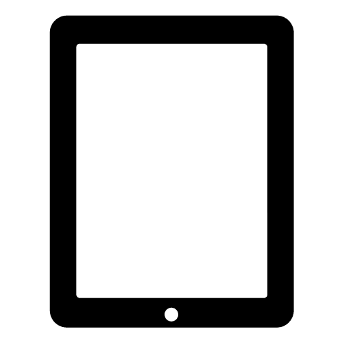 iPad Device Free Open-Source SVG Icon (Raphael)