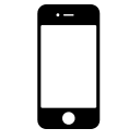 iPhone Smartphone Free Open-Source SVG Icon