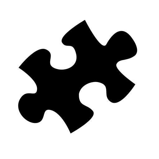 Jigsaw Puzzle Piece Free Open-Source SVG Icon (Raphael)