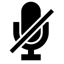 Microphone Mute Feature Free Open-Source SVG Icon