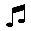 Music Note Symbol Free Open-Source SVG Icon