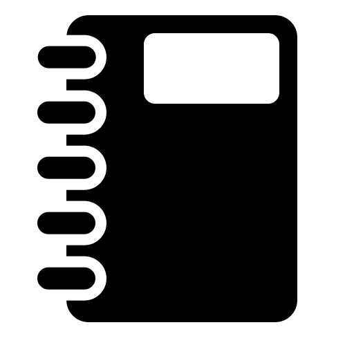 Notebook (Raphael) Free Open-Source SVG Icon (Raphael)