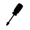 Screwdriver Tool Free Open-Source SVG Icon