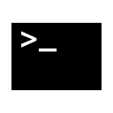 Terminal Emulator Application Free Open-Source SVG Icon